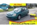 2001 Emerald Green Kia Rio Sedan #109582320