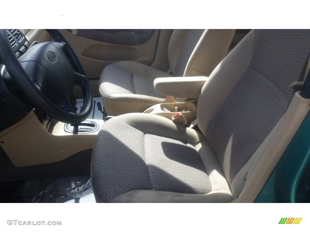 2001 Rio Sedan - Emerald Green / Beige photo #10