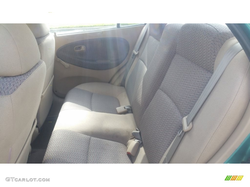 2001 Rio Sedan - Emerald Green / Beige photo #13