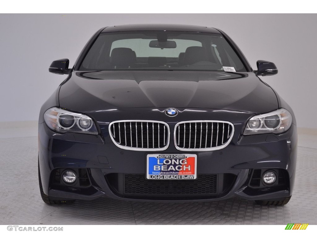 2016 5 Series 535i Sedan - Carbon Black Metallic / Black photo #2