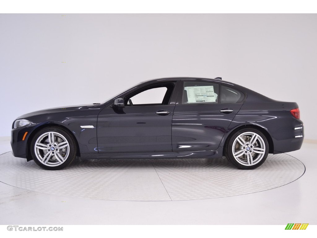 2016 5 Series 535i Sedan - Carbon Black Metallic / Black photo #3