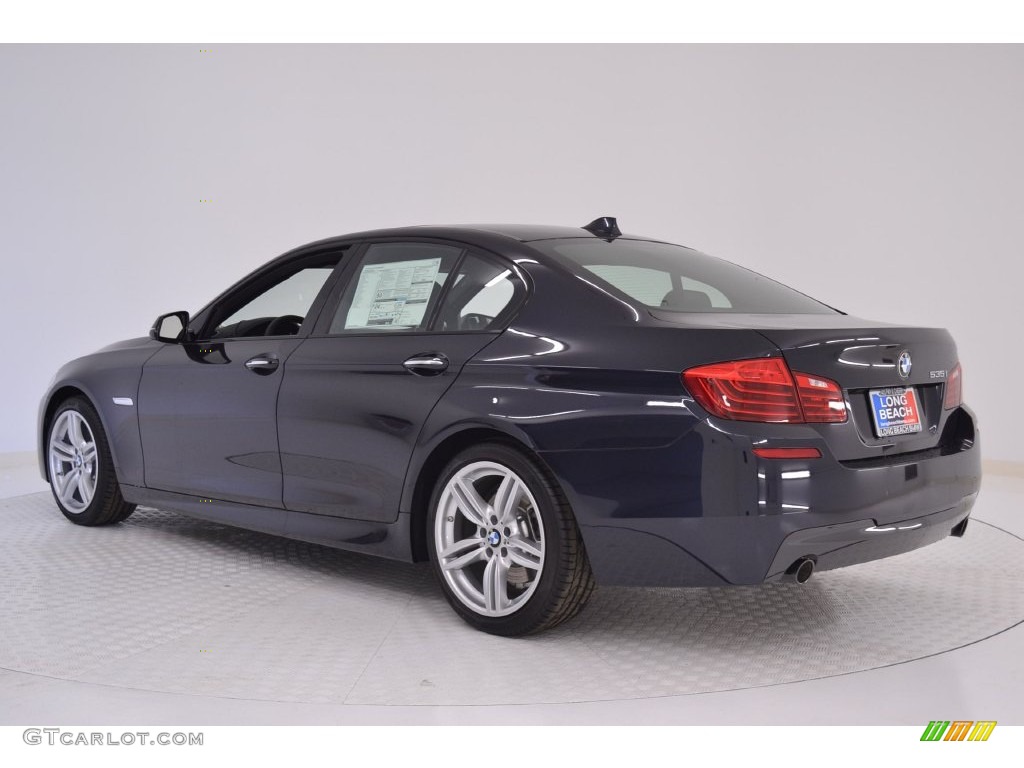 2016 5 Series 535i Sedan - Carbon Black Metallic / Black photo #4