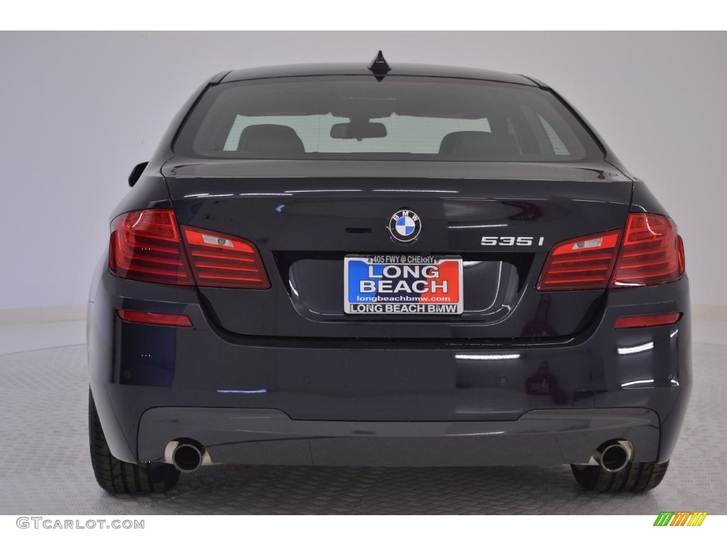 2016 5 Series 535i Sedan - Carbon Black Metallic / Black photo #5