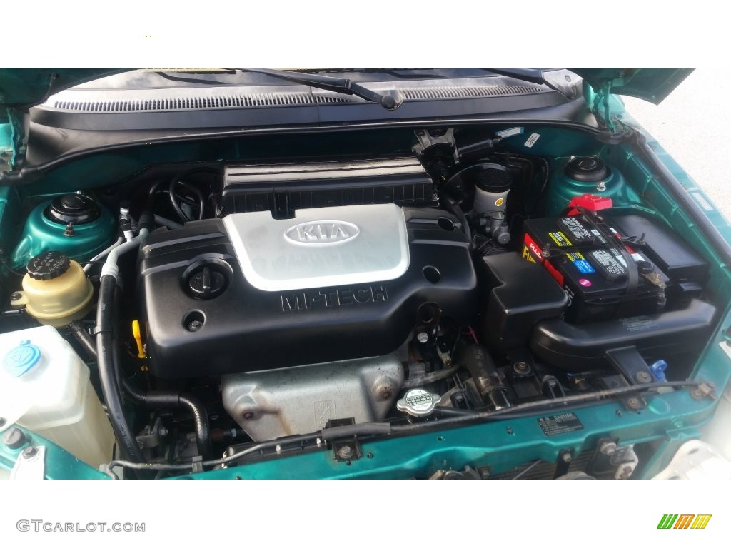 2001 Kia Rio Sedan Engine Photos