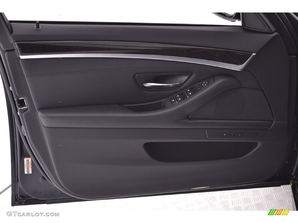 2016 5 Series 535i Sedan - Carbon Black Metallic / Black photo #11