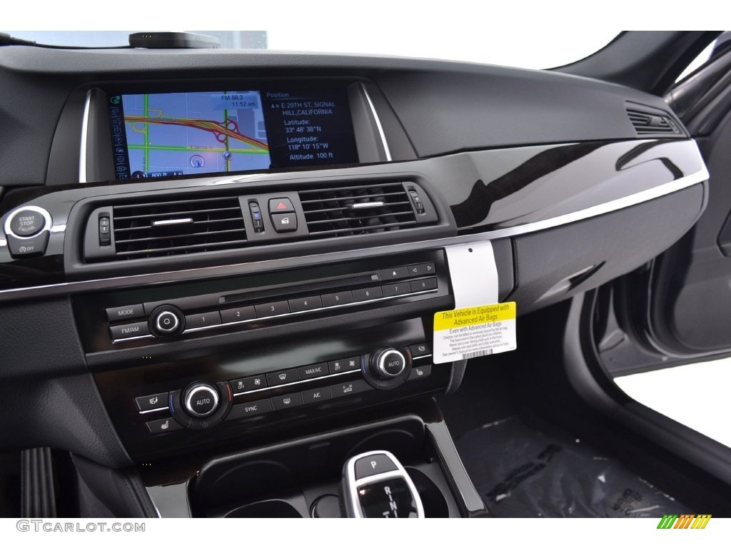 2016 5 Series 535i Sedan - Carbon Black Metallic / Black photo #12