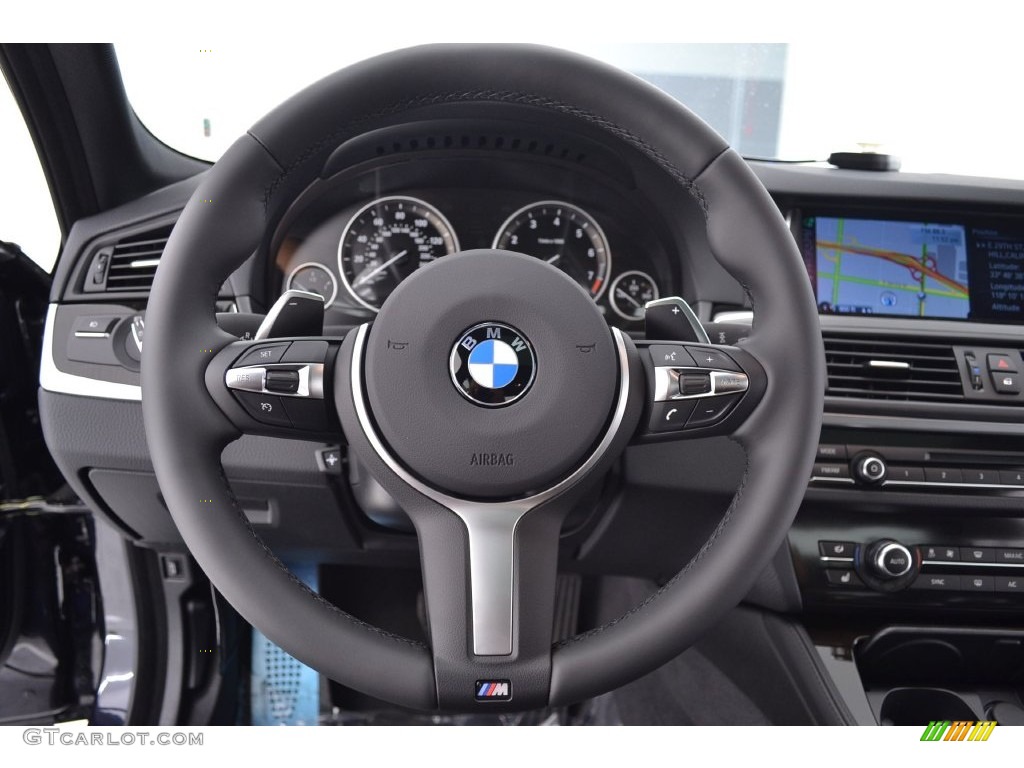 2016 5 Series 535i Sedan - Carbon Black Metallic / Black photo #15