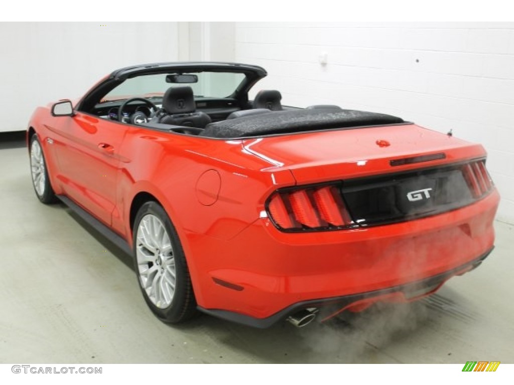 2016 Mustang GT Premium Convertible - Race Red / Ebony photo #4