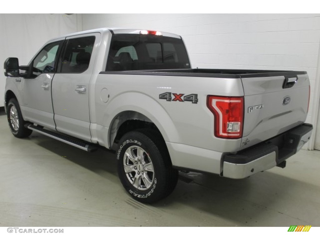 2016 F150 XLT SuperCrew 4x4 - Ingot Silver / Medium Earth Gray photo #4