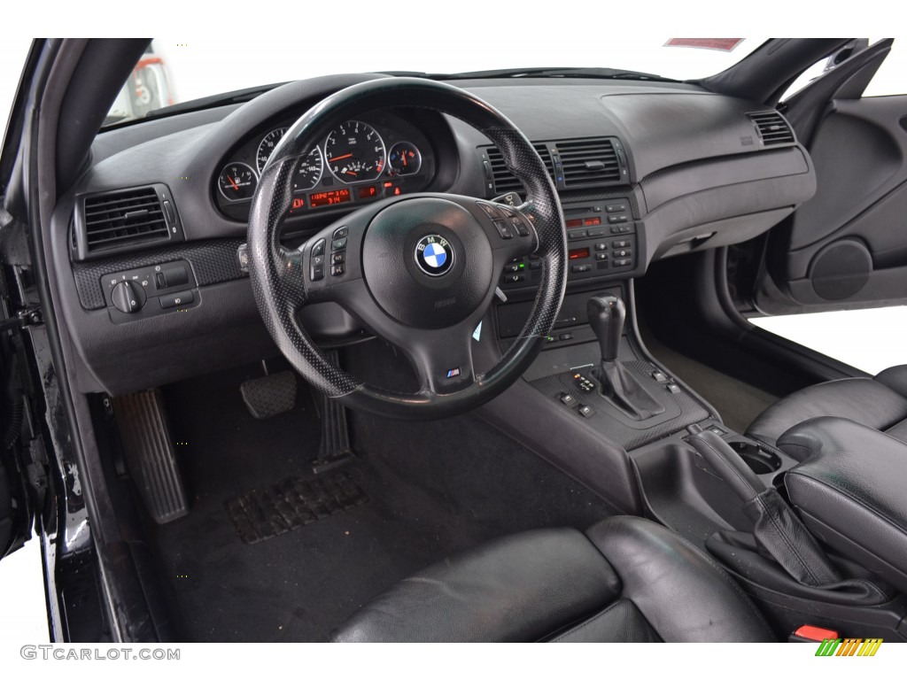 2006 3 Series 330i Coupe - Jet Black / Black photo #12