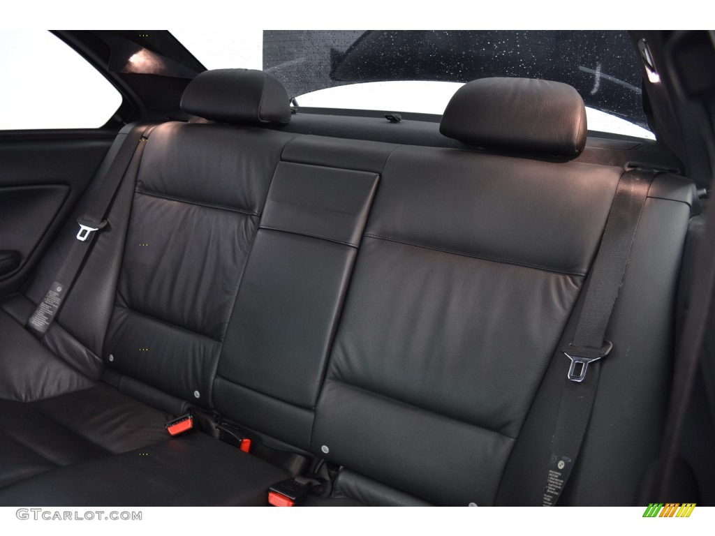 2006 3 Series 330i Coupe - Jet Black / Black photo #16