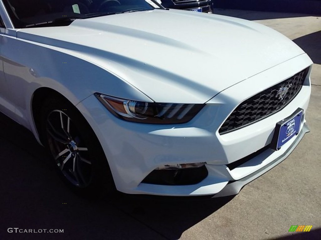 2016 Mustang EcoBoost Coupe - Oxford White / Ebony photo #15