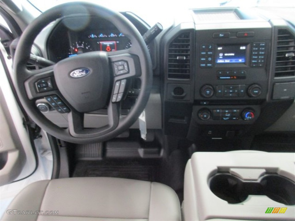 2016 F150 XL SuperCab - Oxford White / Medium Earth Gray photo #12