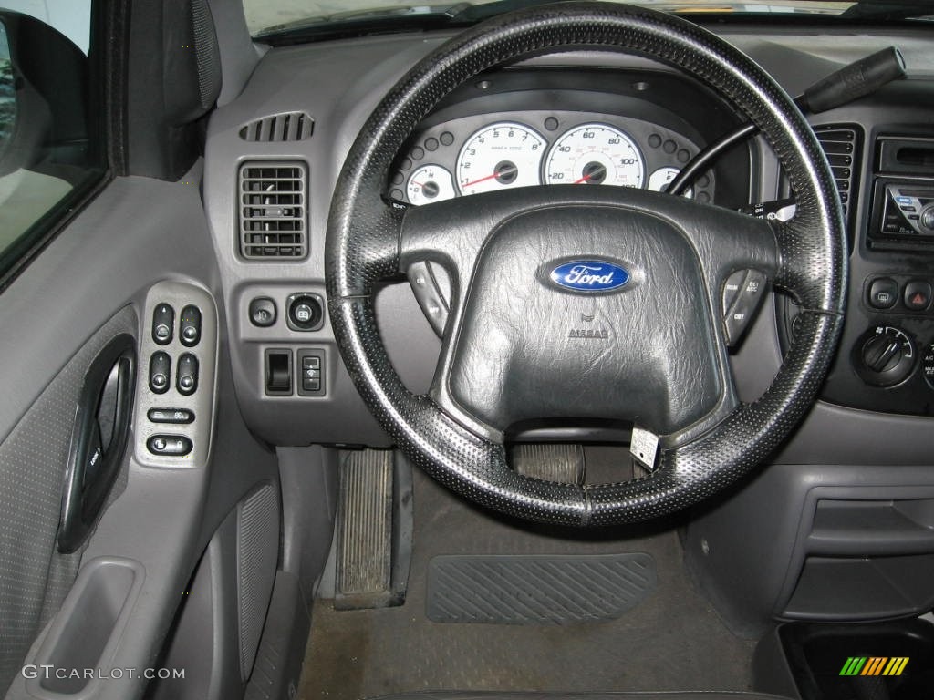 2001 Escape XLT V6 4WD - Medium Wedgewood Blue Metallic / Medium Graphite Grey photo #4