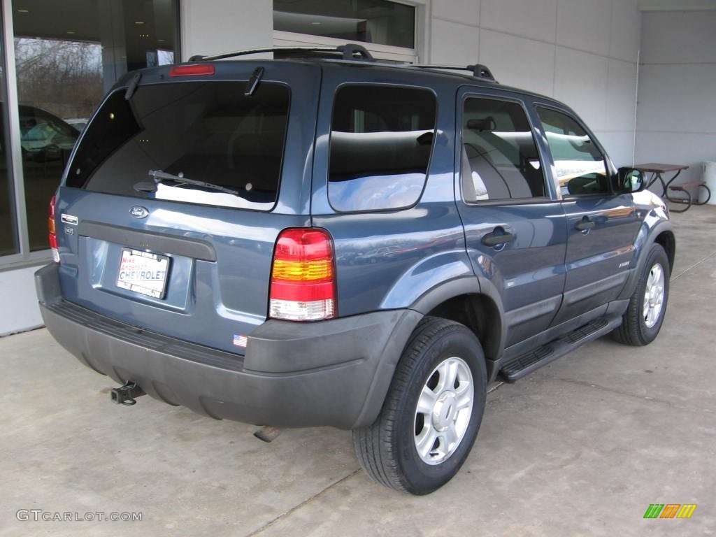 2001 Escape XLT V6 4WD - Medium Wedgewood Blue Metallic / Medium Graphite Grey photo #18