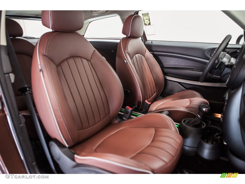 Lounge Red Copper & Carbon Black Leather Interior 2015 Mini Paceman Cooper S Photo #109639177