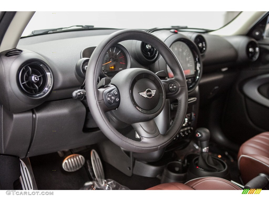 2015 Paceman Cooper S - Brilliant Copper Metallic / Lounge Red Copper & Carbon Black Leather photo #6