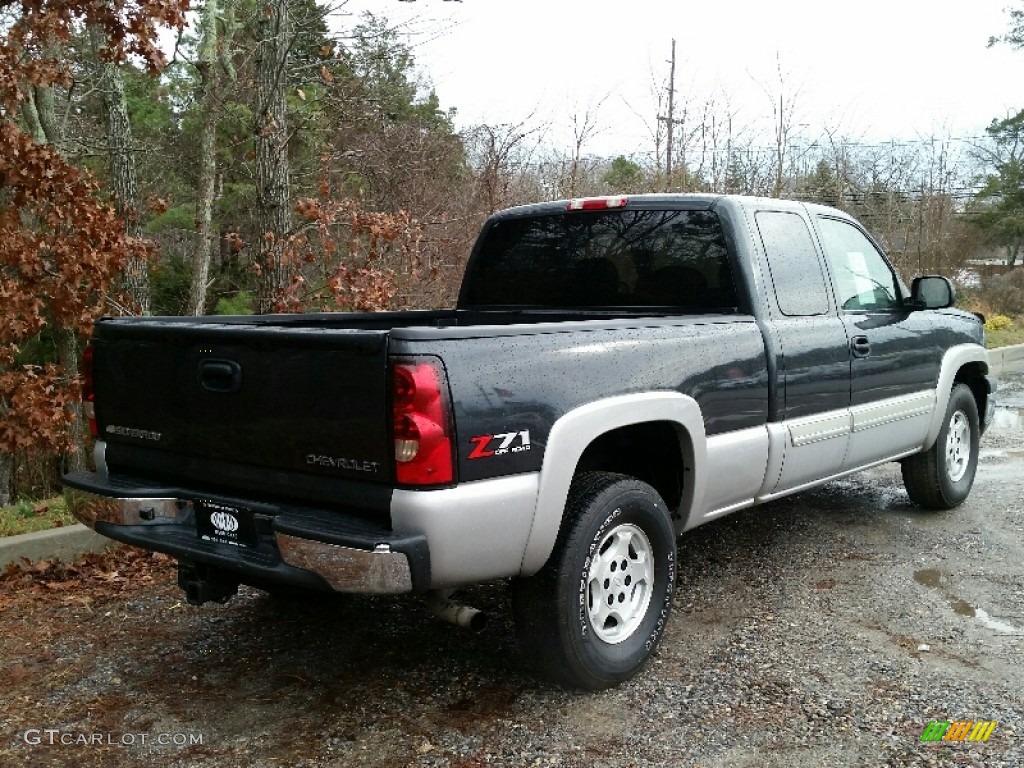 2004 Silverado 1500 Z71 Extended Cab 4x4 - Dark Gray Metallic / Medium Gray photo #7