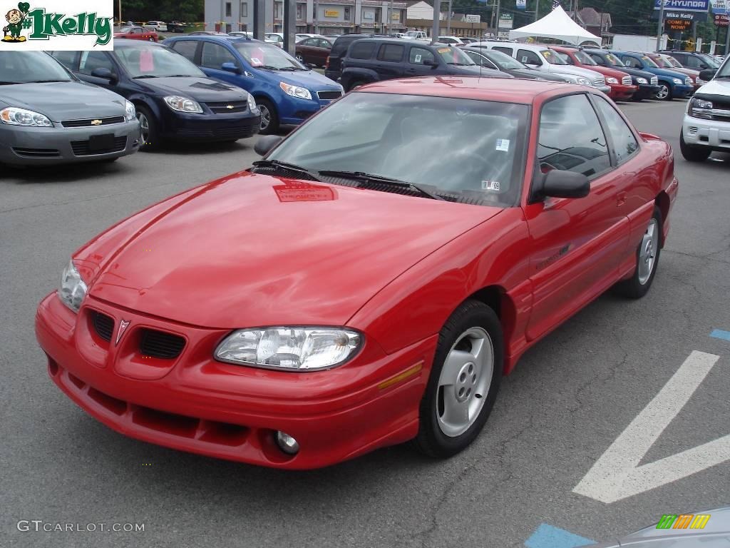 1997 Grand Am GT Coupe - Bright Red / Graphite photo #13