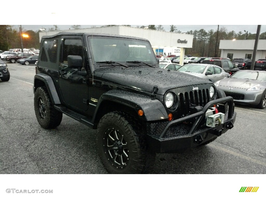 2009 Wrangler Sahara 4x4 - Black / Dark Slate Gray/Medium Slate Gray photo #1