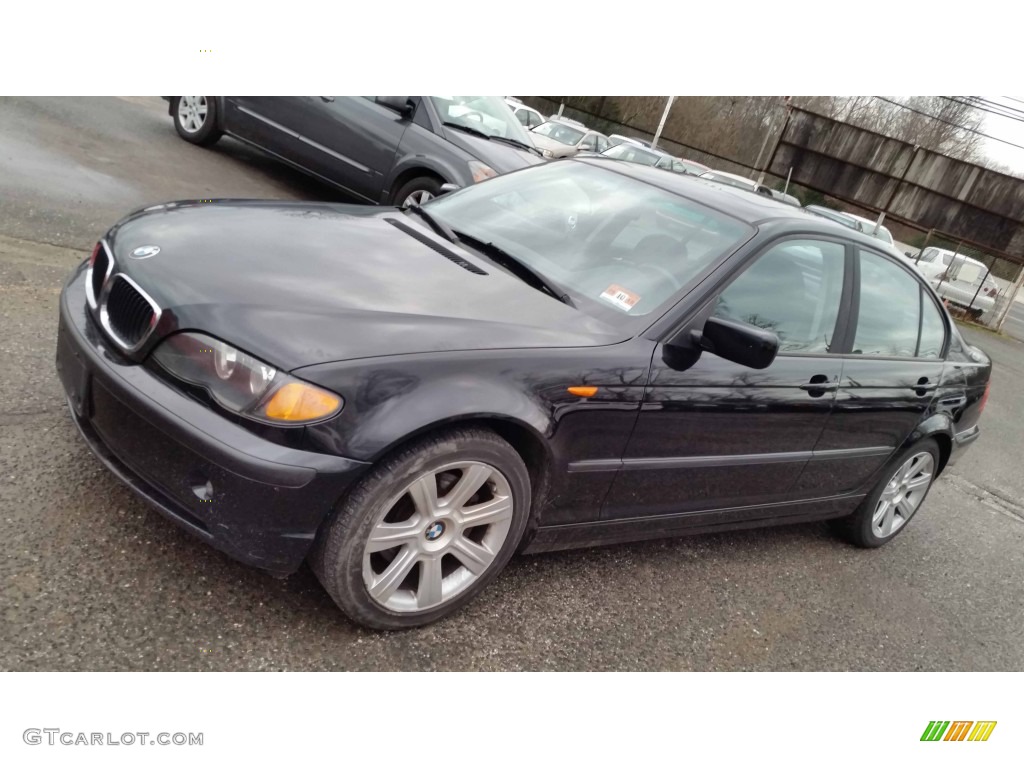 Black Sapphire Metallic 2002 BMW 3 Series 325i Sedan Exterior Photo #109641740