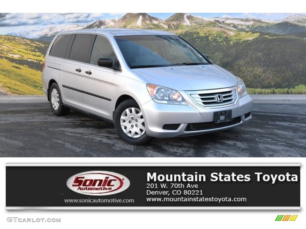 2010 Odyssey LX - Alabaster Silver Metallic / Gray photo #1