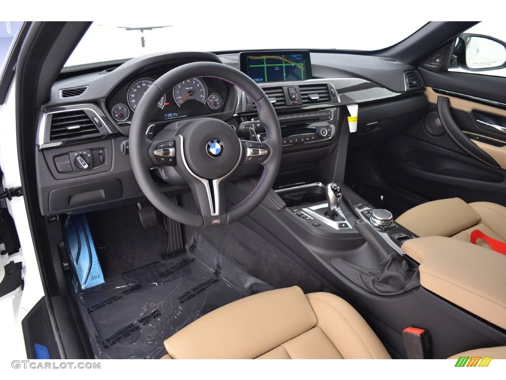 Sonoma Beige Interior 2016 BMW M4 Convertible Photo #109643914