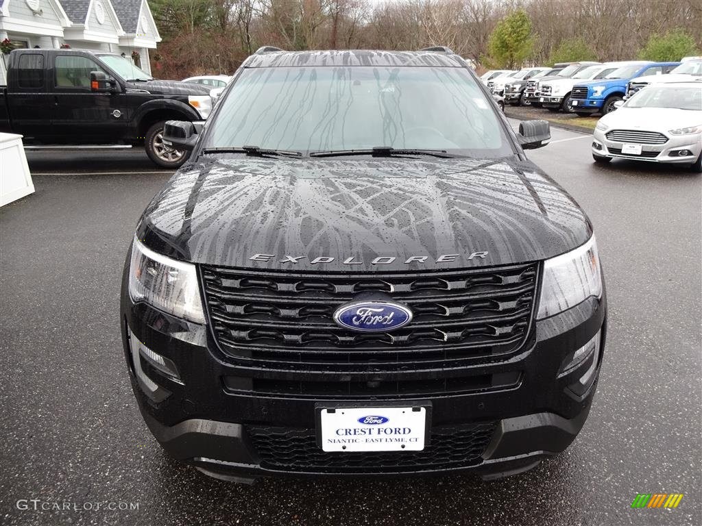 2016 Explorer Sport 4WD - Shadow Black / Ebony Black photo #2