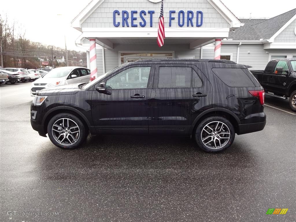 2016 Explorer Sport 4WD - Shadow Black / Ebony Black photo #4