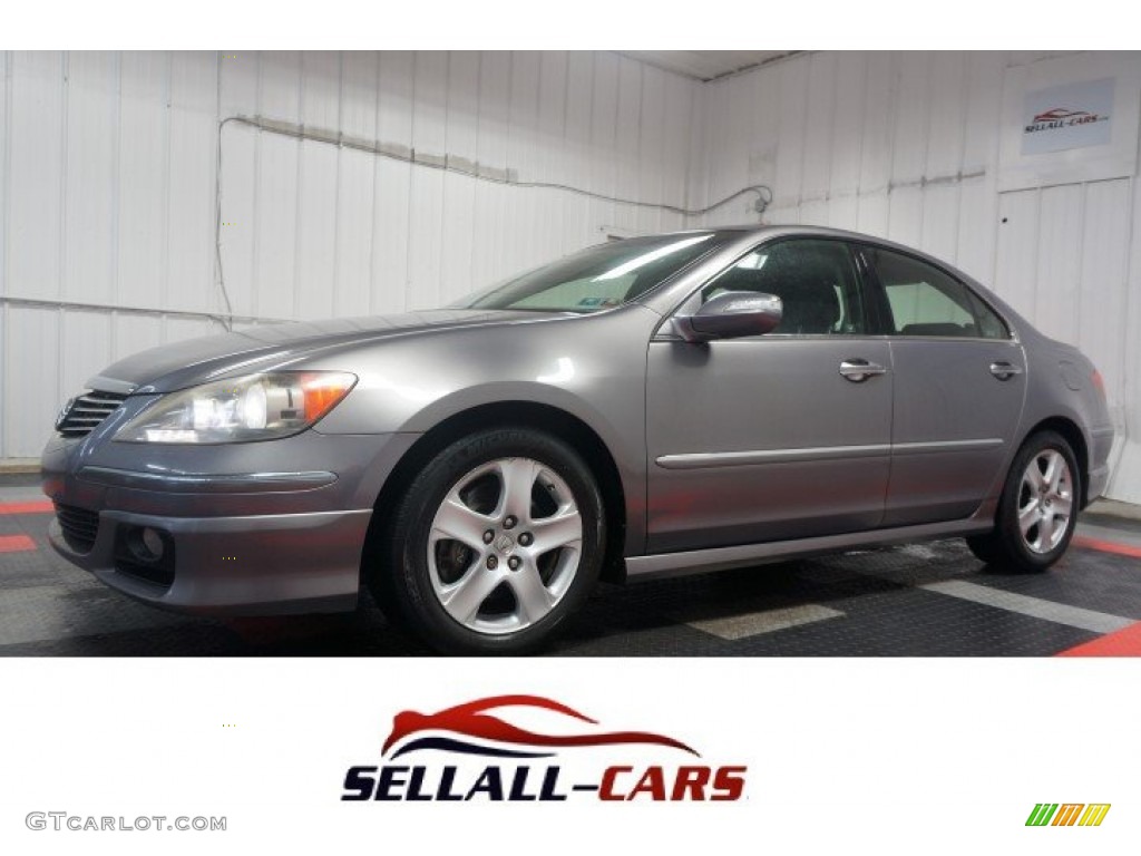 2006 RL 3.5 AWD Sedan - Lakeshore Silver Metallic / Ebony photo #1