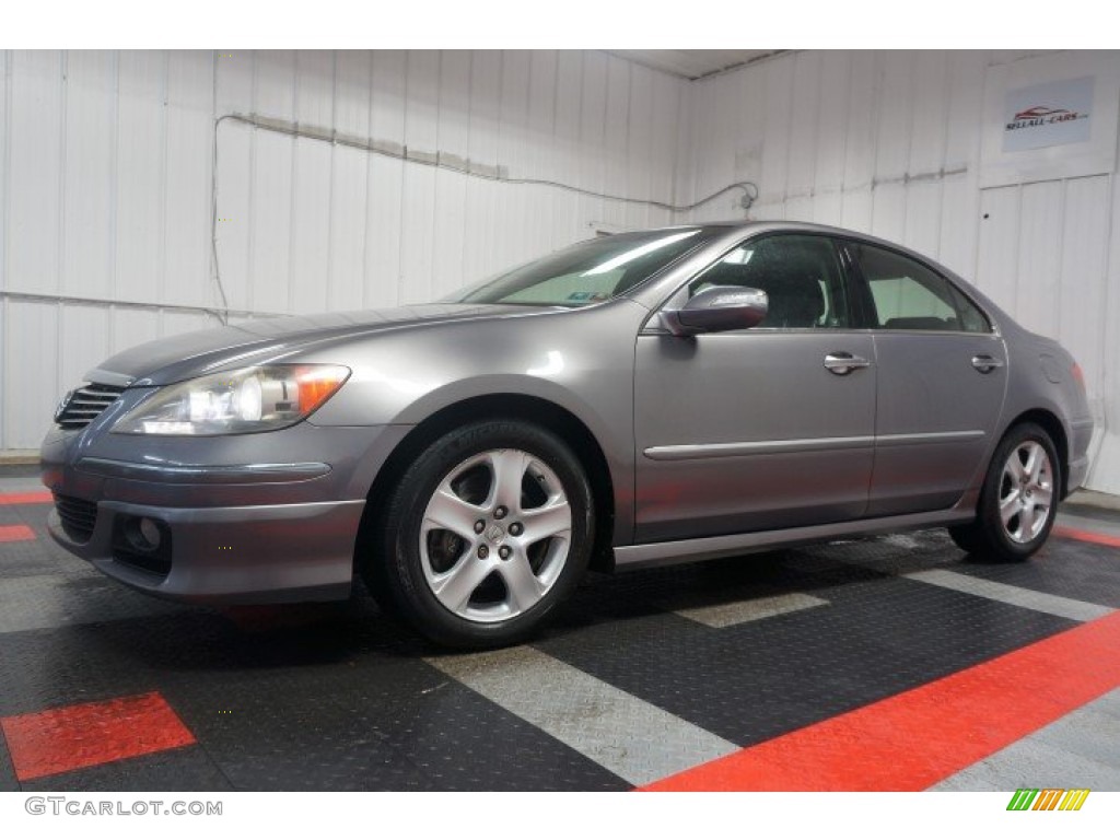 2006 RL 3.5 AWD Sedan - Lakeshore Silver Metallic / Ebony photo #2