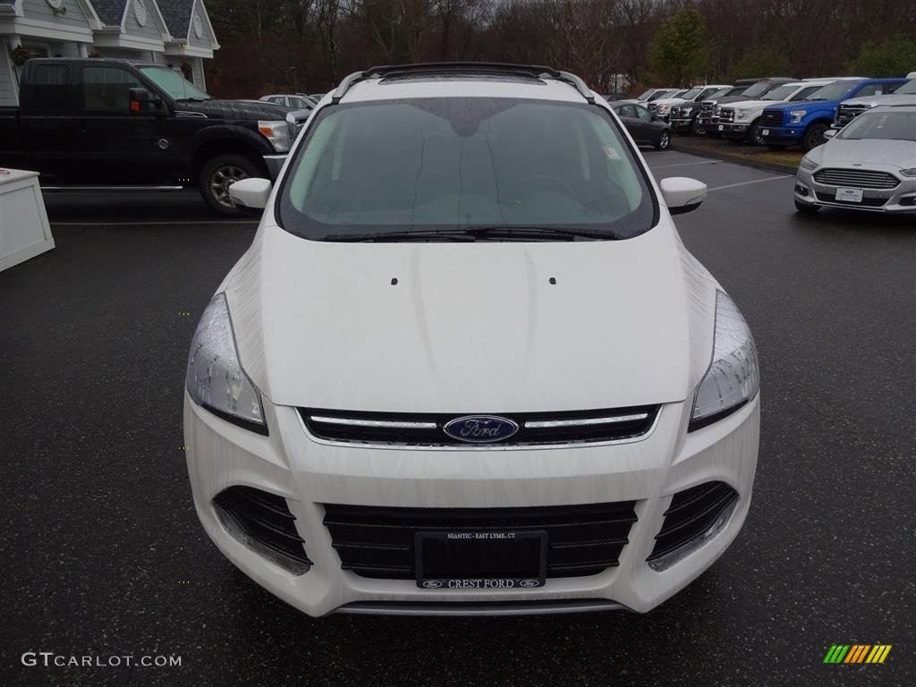 2016 Escape Titanium 4WD - White Platinum Metallic / Charcoal Black photo #2