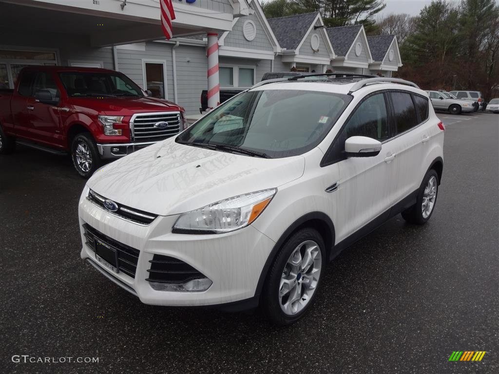 2016 Escape Titanium 4WD - White Platinum Metallic / Charcoal Black photo #3