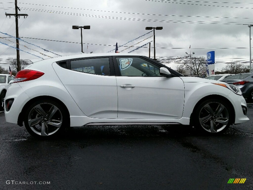 2015 Veloster Turbo - Elite White / Black/Red photo #5