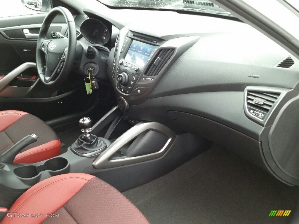 2015 Veloster Turbo - Elite White / Black/Red photo #6