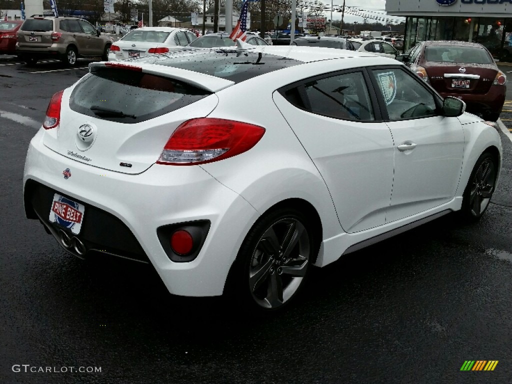 2015 Veloster Turbo - Elite White / Black/Red photo #7
