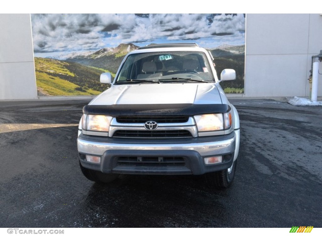2001 4Runner SR5 4x4 - Millennium Silver Metallic / Gray photo #6