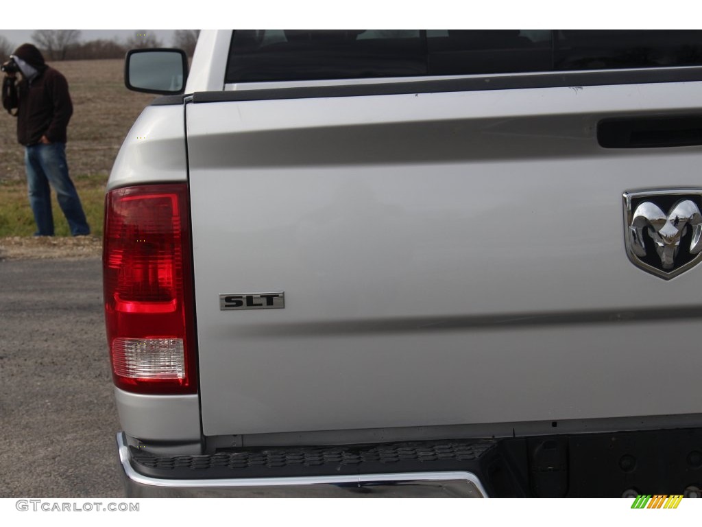 2012 Ram 1500 SLT Quad Cab - Bright Silver Metallic / Dark Slate Gray/Medium Graystone photo #23