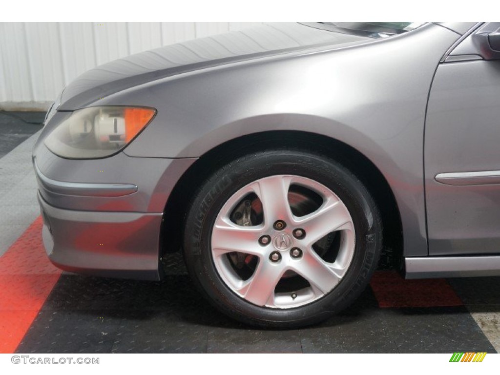 2006 RL 3.5 AWD Sedan - Lakeshore Silver Metallic / Ebony photo #96