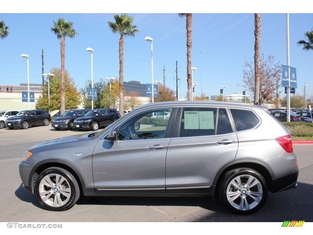 Space Gray Metallic 2013 BMW X3 xDrive 35i Exterior Photo #109647772