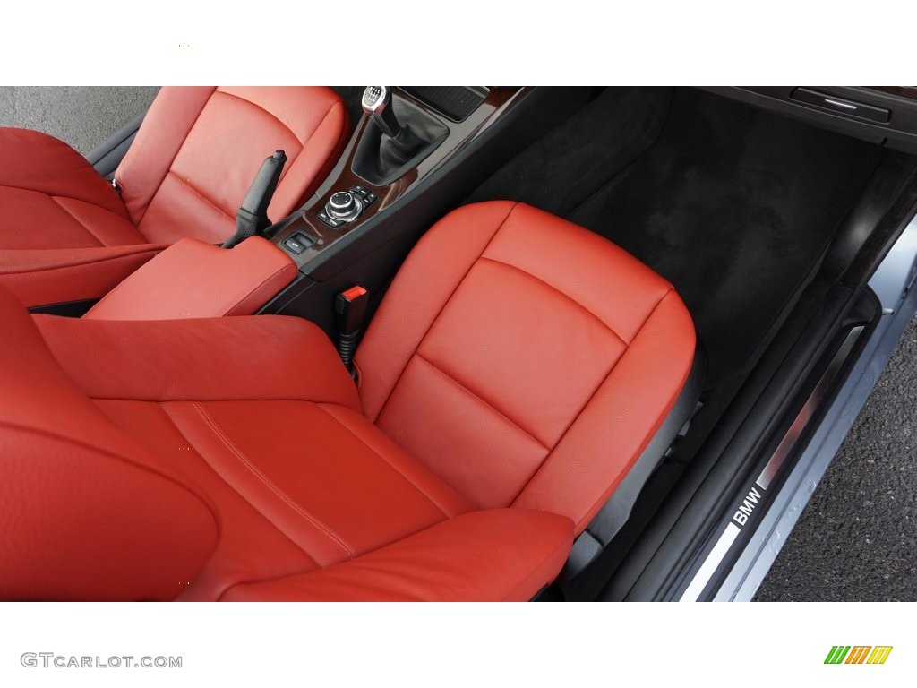 2011 3 Series 335i Convertible - Blue Water Metallic / Coral Red/Black Dakota Leather photo #15