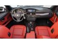 Coral Red/Black Dakota Leather Dashboard Photo for 2011 BMW 3 Series #109648540