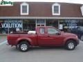 2008 Red Brawn Nissan Frontier XE King Cab  photo #1