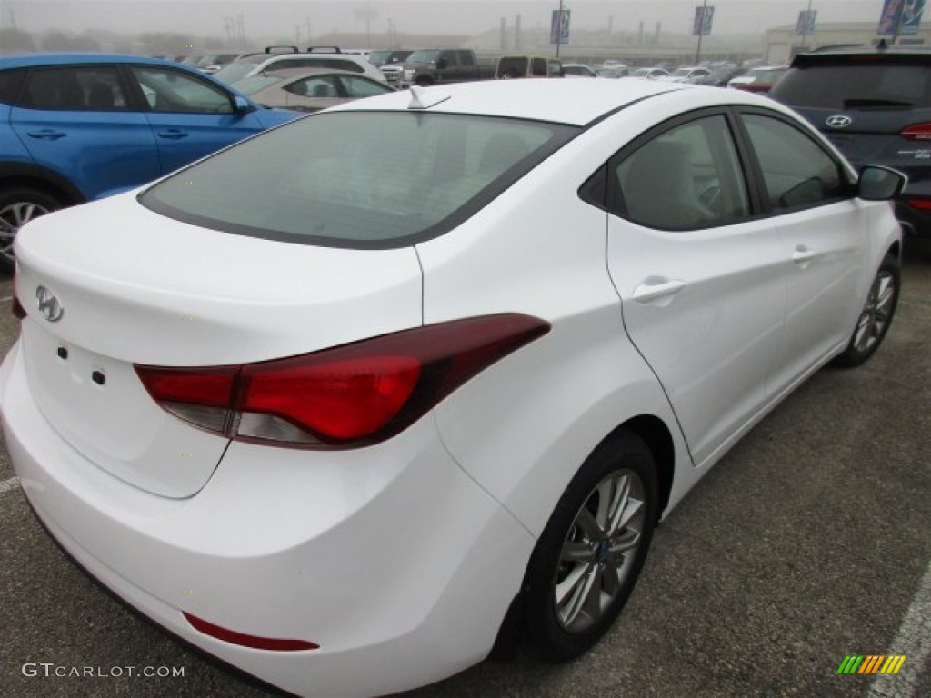 2016 Elantra SE - White / Beige photo #6