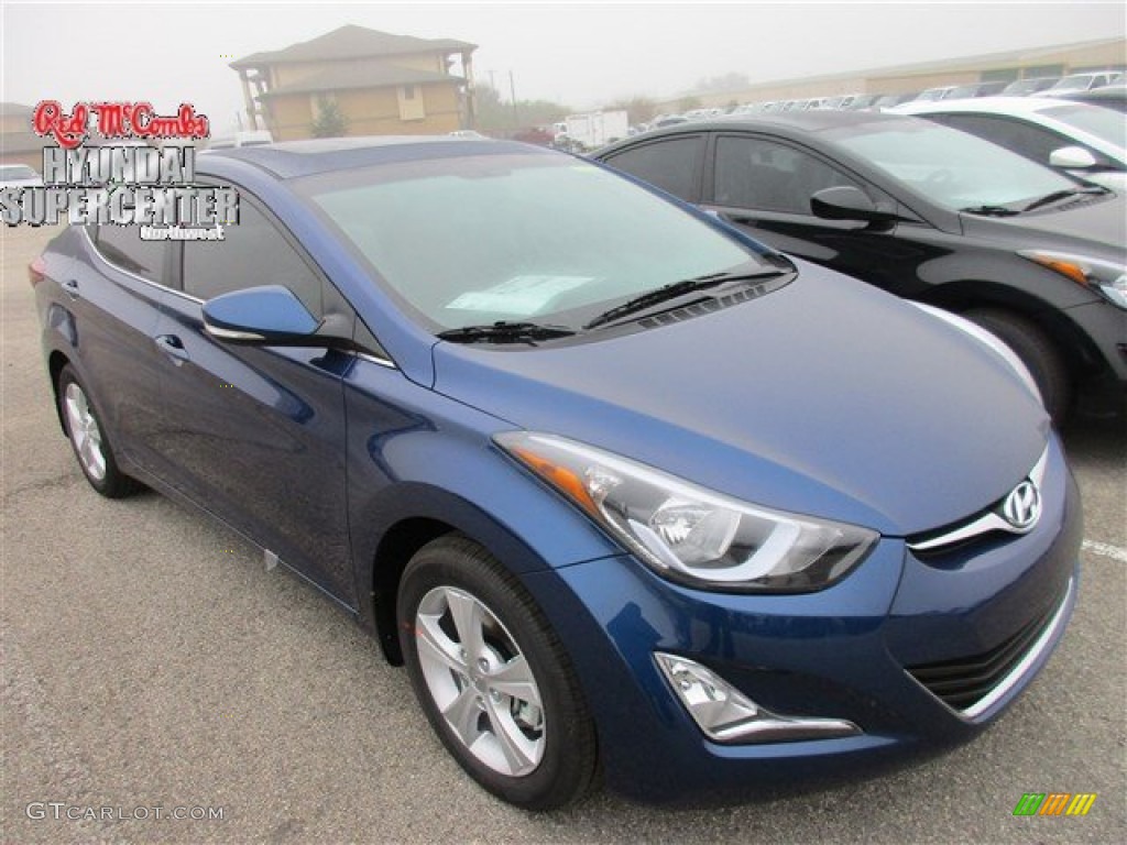 2016 Elantra Value Edition - Blue / Beige photo #1