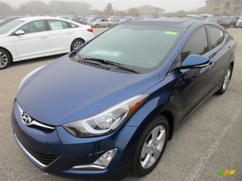 2016 Elantra Value Edition - Blue / Beige photo #2