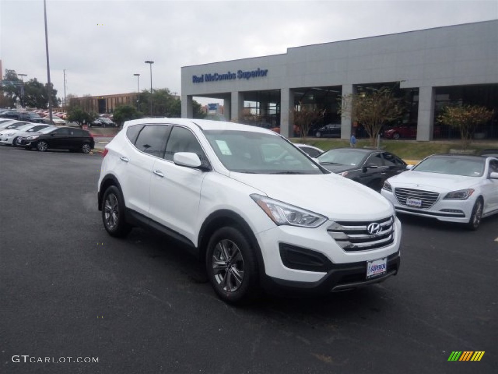 2016 Santa Fe Sport  - Frost White Pearl / Beige photo #1