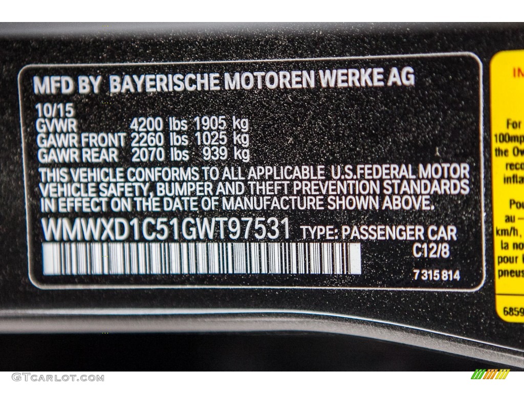 2016 Countryman Color Code C12 for Midnight Gray Metallic Photo #109650790