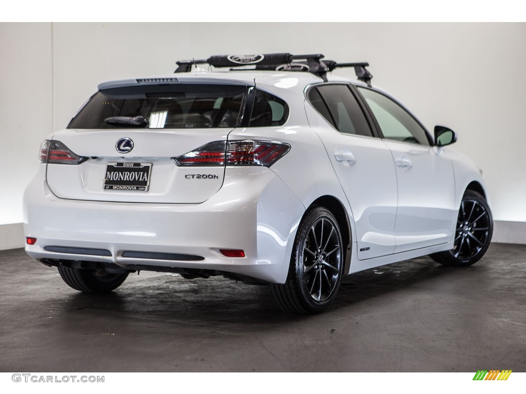 2012 CT 200h Hybrid Premium - Starfire White Pearl / Caramel Nuluxe photo #14