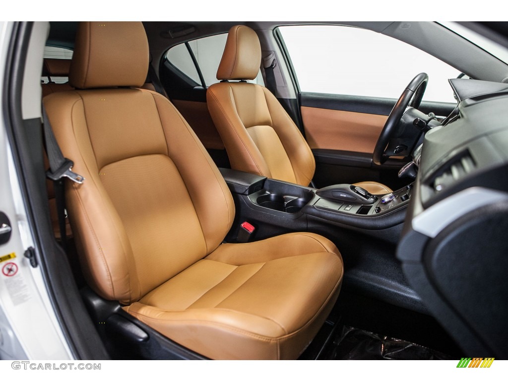 2012 CT 200h Hybrid Premium - Starfire White Pearl / Caramel Nuluxe photo #15